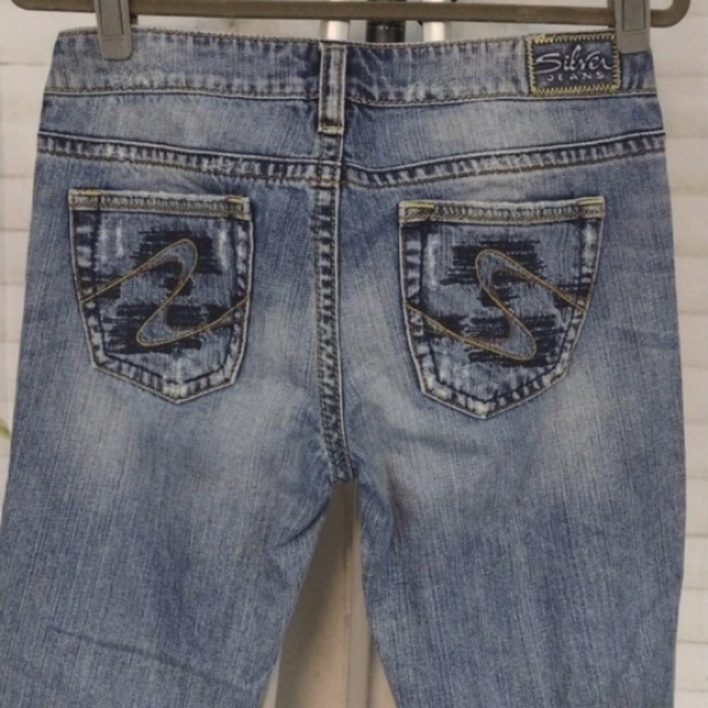 Vintage Silver Jeans Distressed Tuesday Jeans, Size 29 - Picture 5 of 7